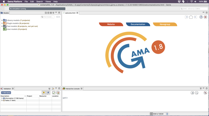 File:GAMA Platform IDE Screenshot.png