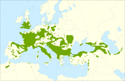 Sorbus torminalis range.svg