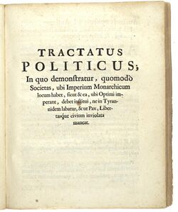 Spinoza, Tractatus Politicus Titlepage.jpg