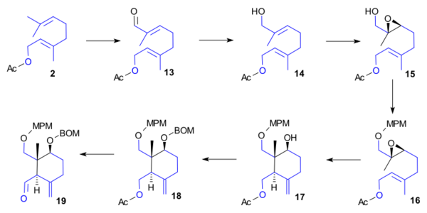 Taxol total synthesis Takahasi part 2