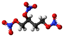 1,2,4-Butanetriol trinitrate molecule