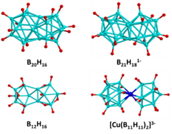 Condensed polyhedral boranes and metallaborane.png