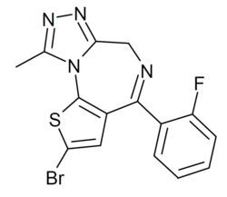 Flubrotizolam structure.png