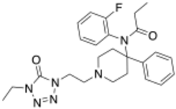 Trefentanil Structure.svg