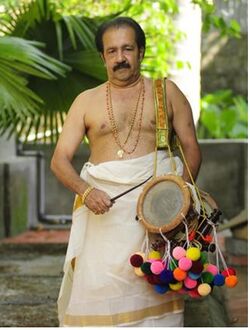 His most notable rendition is the song "VANDE MUKUNDA HARE", in the 1993 Malayalam super hit movie Devasuram. The original score was sung by M. G. Radhakrishnan, famous music director of Kerala, with Krishnadas playing edaykkya