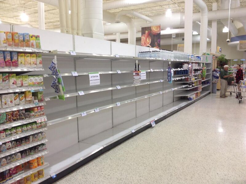 File:Water out of stock Winter Haven Publix before Hurricane Irma 1.jpg