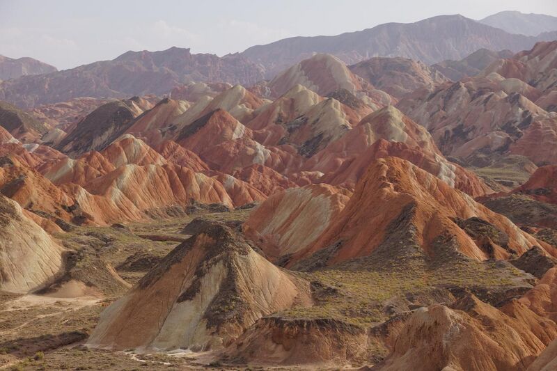 File:Colourful mountains of the Zhangye National Geopark.jpg