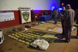 Confiscated drugs at Misiones Province by the Police of Misiones (Policía de Misiones) 02.jpg