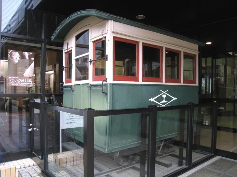 File:Osaki City Matsuyama Furusato History Museum, restored handcar.jpg