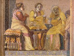 Pompeii - Villa del Cicerone - Mosaic - MAN.jpg