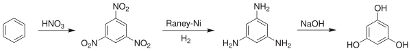 Synthesis of phloroglucinol.svg