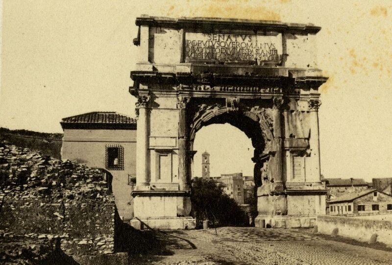 File:Arc de Triomphe de Titus - Rome - Fonds Famille Tessier.jpg
