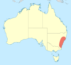 Austroaeschna obscura distribution map.svg