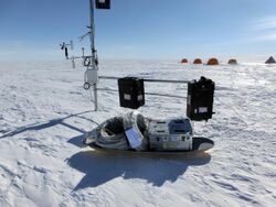 Automatic ground penetrating Radar (upGPR) near Swiss Camp (Greenland) 1.jpg