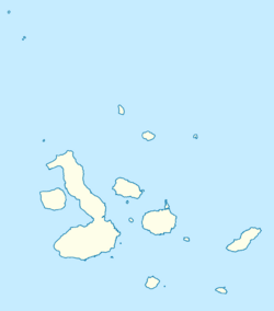Location of El Junco in the Galapagos Islands.