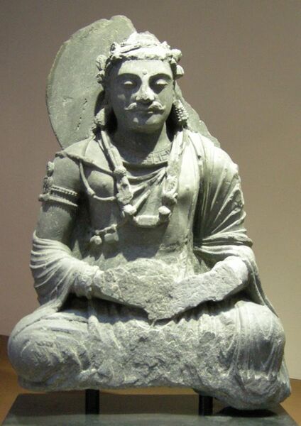 File:Gandhara, bodhisattva assiso, II sec..JPG