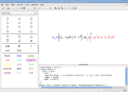 LibreOffice 5.0.3 Math w. equation in Knoppix 7.2.png