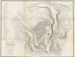 National Library of Israel - Carel Willem Meredith van de Velde Plan of the town and environs of Jerusalem.jpg