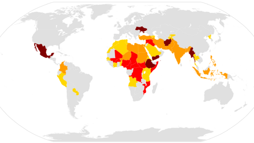 File:Ongoing conflicts around the world.svg