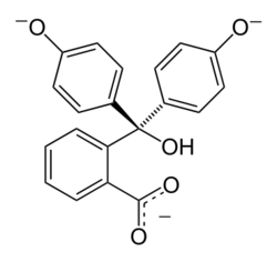 Phenolphthalein-high-pH-2D-skeletal.svg