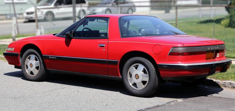 File:1988 Buick Reatta, rear left.jpg