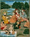 19th century Janam Sakhi, Guru Nanak meets Natha Siddhas, Kapany collection.jpg