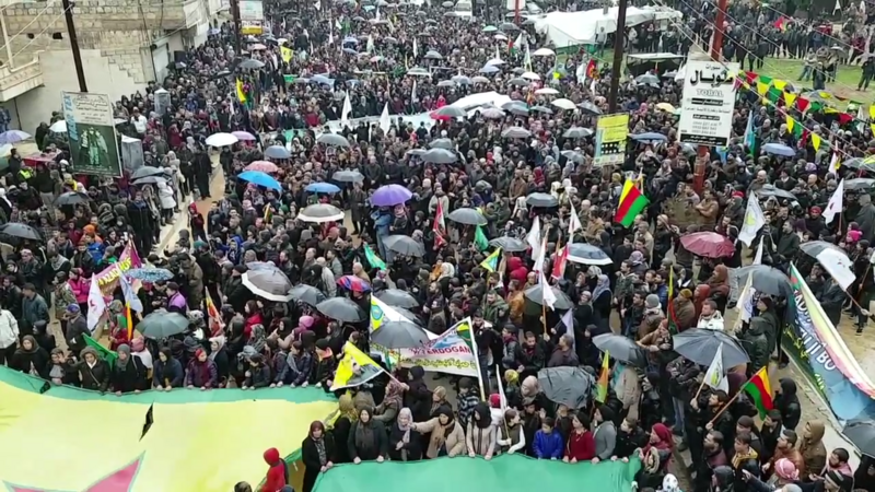 File:Demonstration in Afrin against Turkish military operation.png