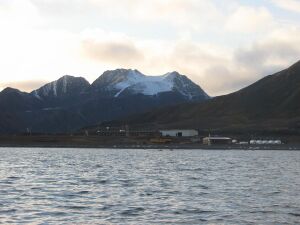 view of the station from the sea