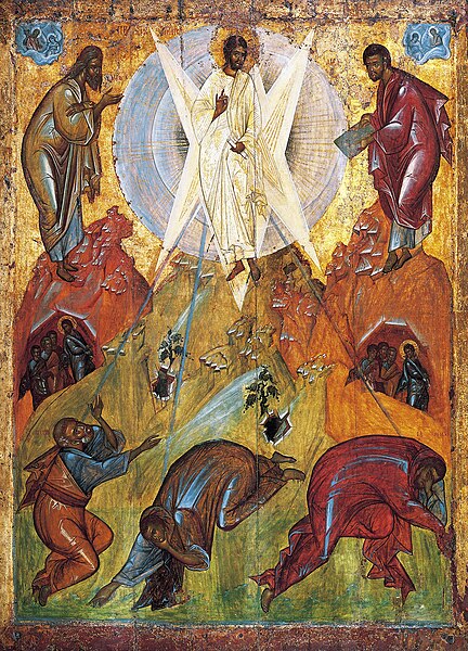 File:Transfiguration by Feofan Grek from Spaso-Preobrazhensky Cathedral in Pereslavl-Zalessky (15th c, Tretyakov gallery).jpeg