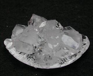 Crystal sample from the saturated citric acid solution.