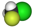 Chlorofluoromethane-3D-vdW.png