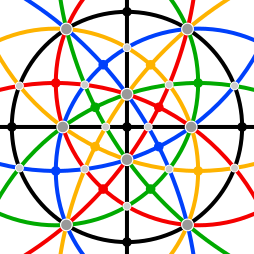 File:Disdyakis triacontahedron stereographic d2 colored crop.svg
