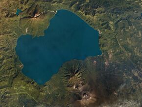 Lake Shikotsu, Hokkaido, Japan by Planet Labs.jpg