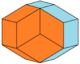 Rhombic icosahedron colored as expanded Bilinski dodecahedron.png