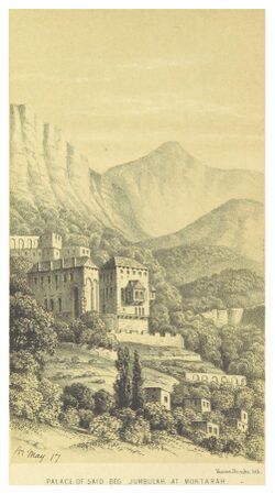 HARVEY(1861) p008 PALACE OF SAID BAG JUMBULAH AT MOKTARAH.jpg
