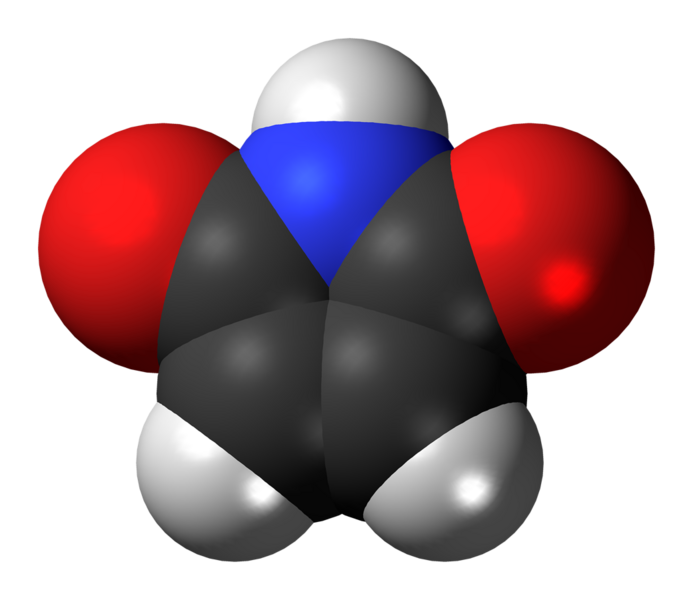 File:Maleimide molecule spacefill.png