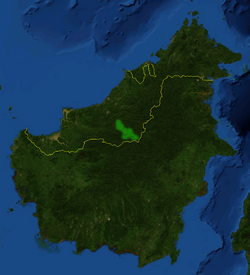 Nepenthes platychila distribution.png