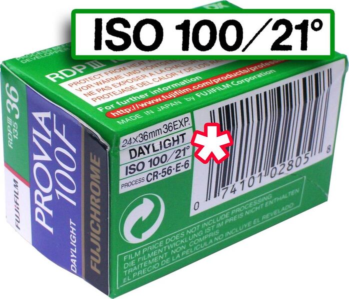 File:Provia 100F RDPIII Box with ISO film speed.jpg