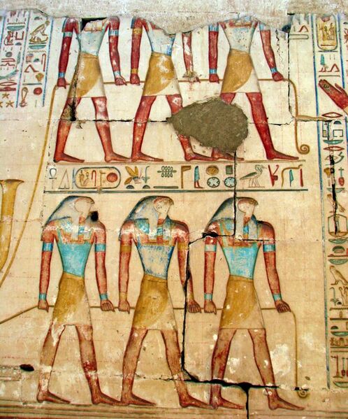 File:Souls of Pe and Nekhen towing at Ramses' Temple in Abydos c.jpg