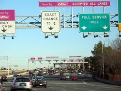 Toll Plaza on Dulles Toll Road 1.JPG