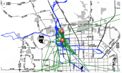 Beijing mobility trajectories from the GeoLife dataset.png