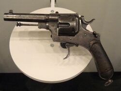 Italy revolver, Modello 1889, Pistola a Rotazione, System Bodeo, Caliber 10.35 mm, made in 1918 - National World War I Museum - Kansas City, MO - DSC07468.JPG