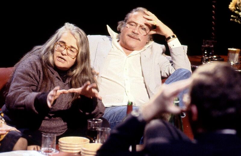 File:Kate Millett and Oliver Reed appearing on "After Dark", 26 January 1991.jpg
