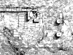 Plan of ground floor of Temple A at Selinunte (c. 480 BC). The remains of the two spiral stairs between the pronao and the cella are the oldest known to date.