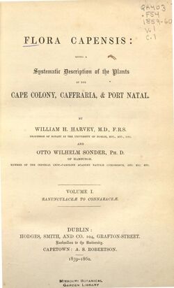 Flora Capensis Volume I title page.jpg