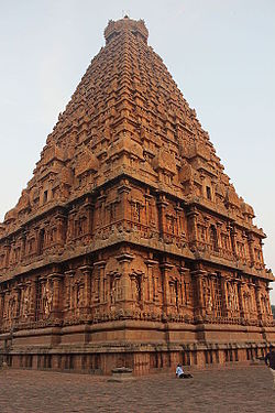 Gopuram Corner View of Thanjavur Brihadeeswara Temple..JPG