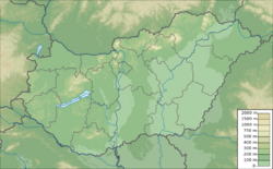 Location map/data/Hungary is located in Hungary