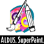 Aldus SuperPaint with icon of paintbrush and pencil