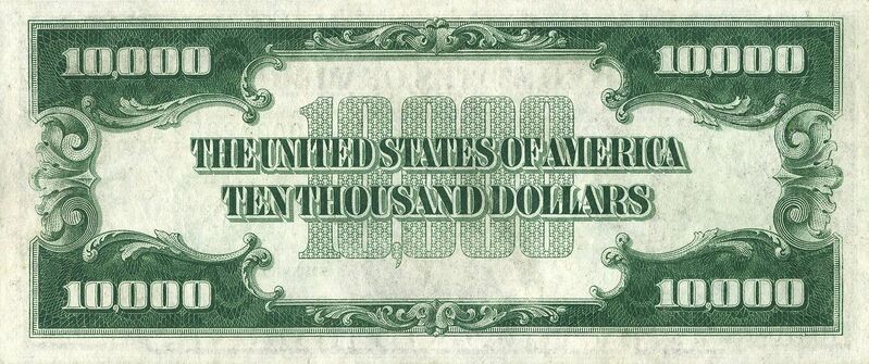 File:10000 USD note; series of 1934; reverse.jpg