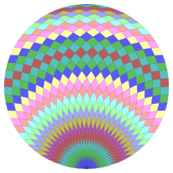 64-gon rhombic dissection.svg